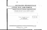 Hitachi j100e5 Manual