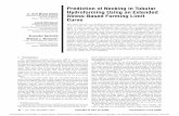 Prediction of Necking in Tubular Hydroforming Using an Extended Stress-Based Forming Limit Curve