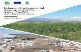 Lebanon Environmental Assessment of the Syrian Conflict & Priority Interventions