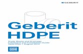 Geberit HDPE Catalogue Installation 2014