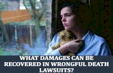 What Damages Can Be Recovered in Wrongful Death Lawsuits