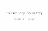 Preliminary Chemistry - Part 5 Metals & Water