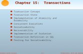 Transactions in Database