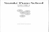 Suzuki Piano Volume 6