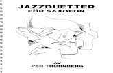 Per Thornberg - Jazzduetter for Saxofon