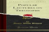 Popular Lectures on Theosophy 1000010331