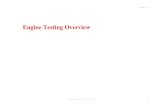 Engine Testing Overview