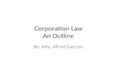 Corporation Law Outline