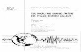 EERC-70-10 Soil Moduli and Damping Factors for Dynamic Response Analyses