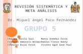Revision Sistemica y Meta- Analisis