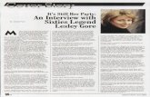 Lesley Gore interview