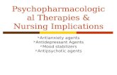 4 Psychopharmacological Therapies & Nursing Implications