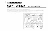 BOSS SP-202 manual