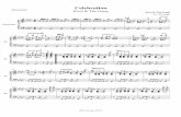 Celebration - Pianoforte