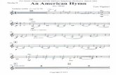 An American Hymn ~ Violin II