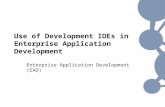 EAD Lecture - Use of Development IDEs in Enterprise Application Development