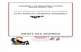 AMC AGA Draft Agenda