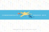 2015 Commonwealth Awards Program