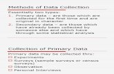 Methods data collection