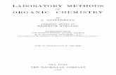 Laboratory Methods of Organic Chemistry - Gatterman