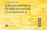 Elementary Differential Geometry Pressley