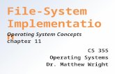 file system implementation ppt