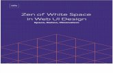 Uxpin Zen of White Space. Space, Ratios, Minimalism