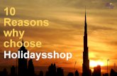 10 Reasons Why You Choose the HolidaysShop
