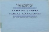 Frenk, Margit - Cancionero Folklorico Mexicano - Coplas Varias - Vol. IV