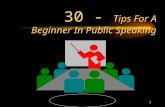 30 Tips for Public Speaking3313