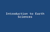1. Introduction to Earth Sciences1