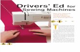 Drivers Ed for Sewing Machines