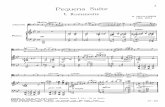 Villa-Lobos - Pequena Suite for Cello and Piano Score