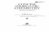 Concise Inorganic Chemistry (4th Edition) by J.D.lee