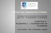 Chapter 4 - Planning 1 (Foundation of Planning)