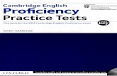 Proficiency practice tests 2012