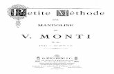 Monti - Petite Methode for Mandoline Op245 Ricordi