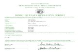 Missouri State Operating Permit