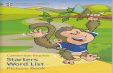 Cambridge English - Starters Word List Picture Book.pdf