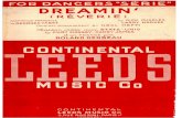 Dick Charles - Larry Markes - Dreamin' - 1945 - Band Sheet Music