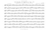 Dont - 24 Studi e Capricci for Trumpet