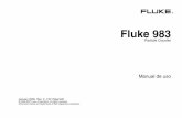 Manual contador de particulas Fluke 983