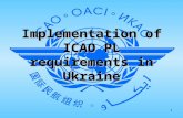 Implementation of ICAO Requirements in Ukraine