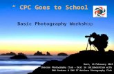 Basic Photography Workshop