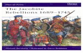 The Jacobite Rebellions 1689-17 - Michael Barthorp