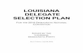 2016 Louisiana Delegate Selection Plan (FINAL)