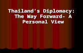 Thailand Diplomacy