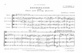 Finzi - Interlude for Oboe and String Quartet Score