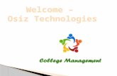 College Management - Osiz Tehnologies