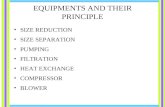 Equipments and Their Principles